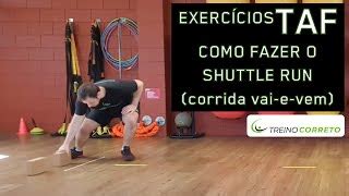 Exerc Cios Do Taf Como Fazer Shuttle Run Corrida Vai Doovi