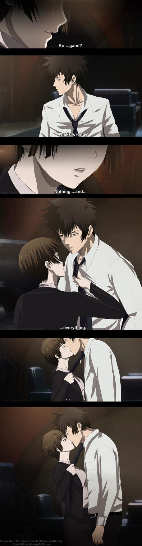 Psycho Pass Kogami X Akane Nothing And Everything By Lesya7 On Deviantart