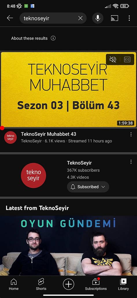 Gamsizm Abi YouTube Da Teknoseyir Muhabbet TeknoSeyir