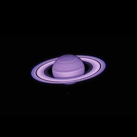 Purple Saturn Planet Icon PNG