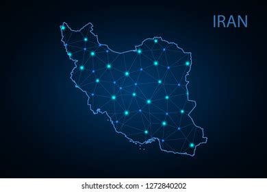 Map Islamic Republic Iran Stock Vector Royalty Free