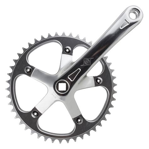 Origin8 Track Crankset 170mm Silver 46T X 1 8 JIS Single Speed Fixed