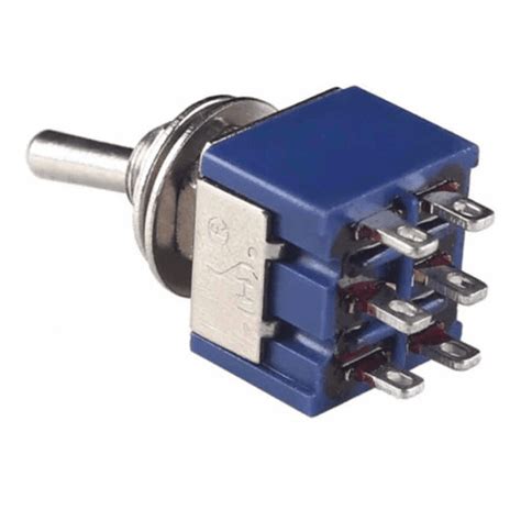 Switch Interruptor Tipo Codillo 2 Posiciónes 6 Pines