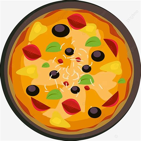 Delicious Pizza Clipart Transparent Background Delicious Pizza Vector