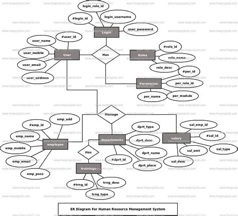 Er Diagram For Human Resource Management System How To Draw