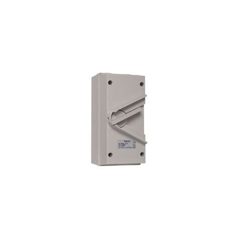 Schneider A Triple Pole Weather Protected Isolating Surface Switch Ip