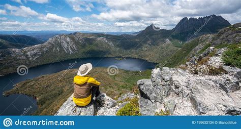 Travel In Cradle Mountain NP Tasmania Australia Stock Photo Image