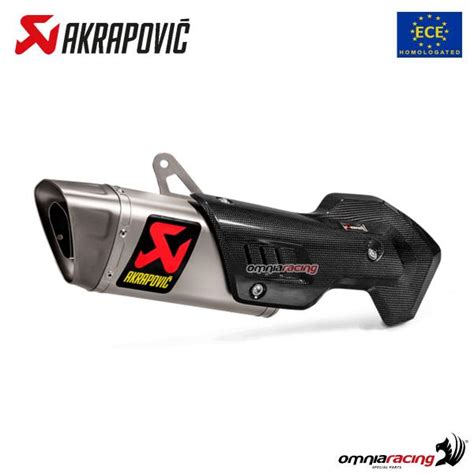 Terminale Scarico Akrapovic Omologato Titanio Ducati Multistrada