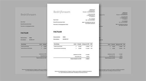 Hoe Ga Je Een Simpele Factuur Maken Tips En 2 Voorbeelden