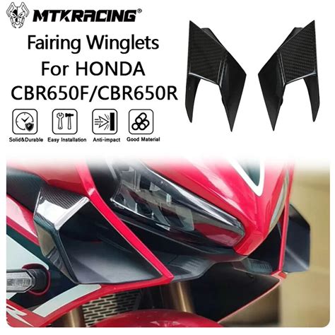 Mtkracing Winglets De Carenado Delantero Para Honda Kit De Protectores