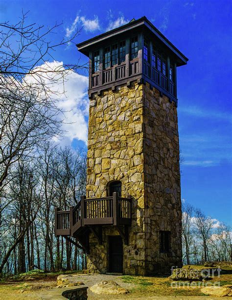 Fire Tower At Fort Mountain Photograph By Nick Zelinsky Jr Pixels