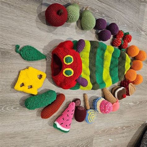 Crochet Pattern Very Hungry Caterpillar Etsy