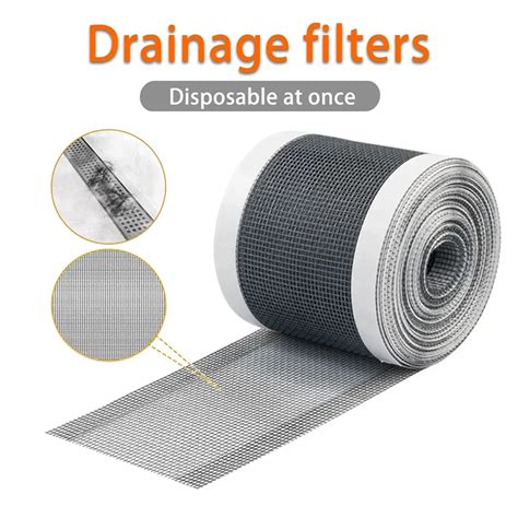 Rouleau Filtre De Drainage Auto Adh Sif Anti Cheveux