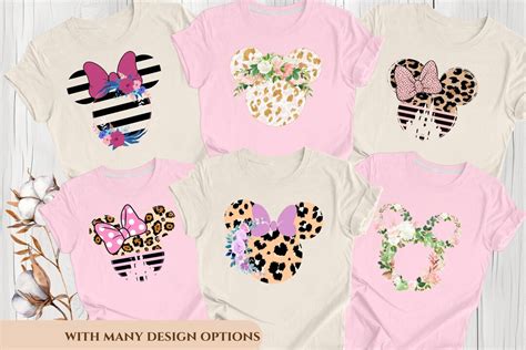 Leopard Minnie Mouse Shirt Woman Disney Shirt Minnie Safari Leopard