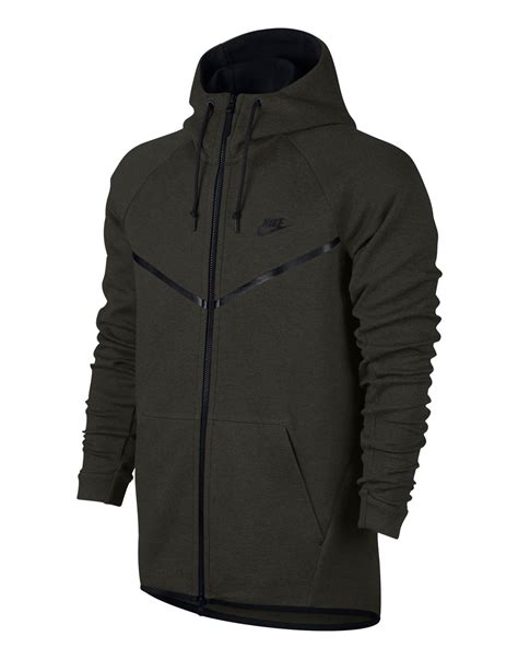 Nike Mens Tech Fleece Full Zip Hoody Grey Life Style Sports Ie