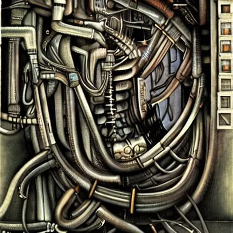 Mechanical Life Artwork By H R Giger Stable Diffusion