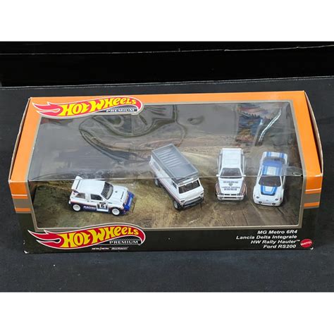 風火輪 hot wheels 收藏組 ford lancia mg hw rally 拉力 運輸車 精裝 膠胎 蝦皮購物