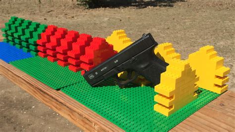 Shooting Lego With A Gun Youtube