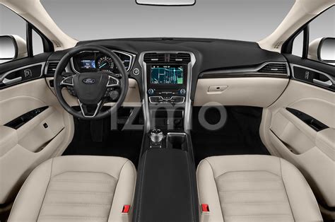 2017 Ford Fusion Energi Plug In Hybrid Se Luxury 4 Door Sedan Dashboard Stockphoto Izmostock