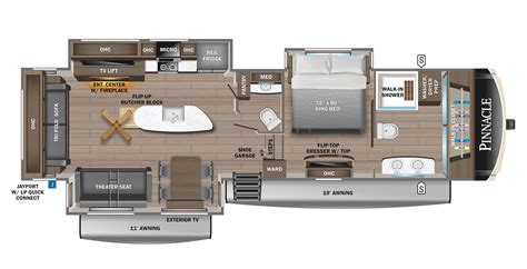 2018 Jayco Pinnacle 5th Wheel Floor Plans Floor Roma