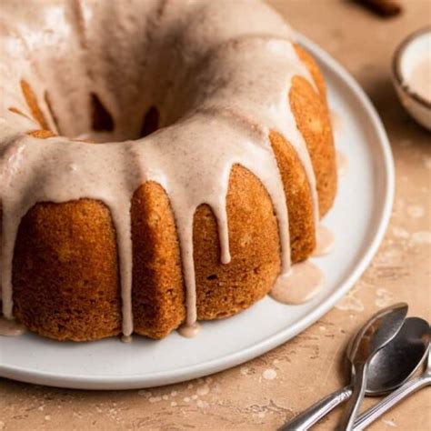 Fluffy And Moist Cinnamon Bundt Cake Frosting And Fettuccine