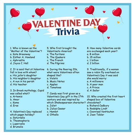 7 Best Valentine S Day Trivia Printable Artofit