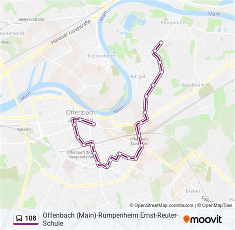 Route Fahrpl Ne Haltestellen Karten Offenbach Main