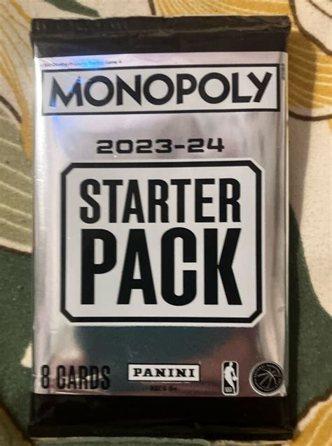 Panini Prizm Monopoly Game 2023 24 NBA Starter Pack Brand New