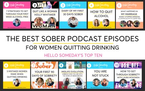 The Best Sober Podcast Episodes For Women Quitting Drinking Hello