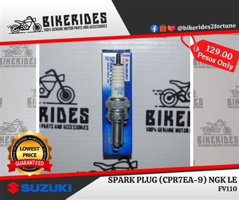 SPARK PLUG CPR7EA 9 NGK LE SUZUKI GENUINE PARTS 09482 00621 000