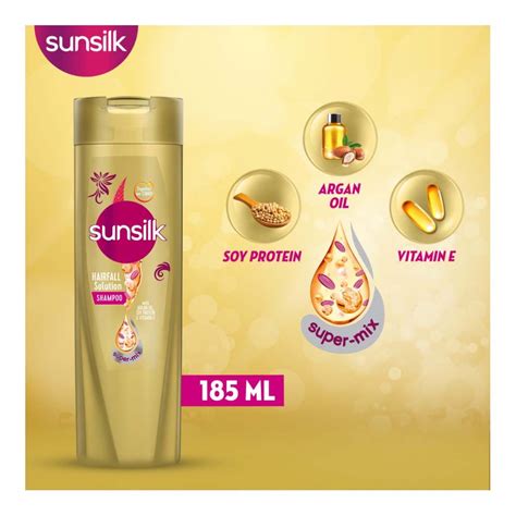 Purchase Sunsilk Hair Fall Solution Argan Oil Soy Protein And Vitamin E Shampoo 185ml Online At