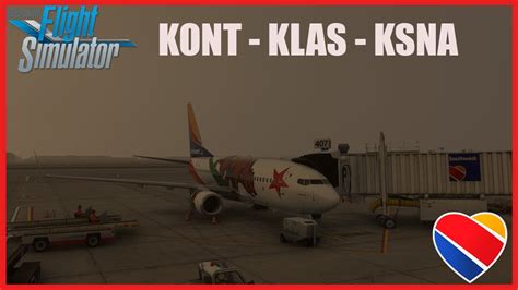 Msfs Live Pmdg Southwest Virtual Airline Ops Kont Klas