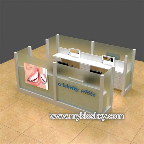 Customized High End Mall Teeth Whitening Kiosk Booth For Sale