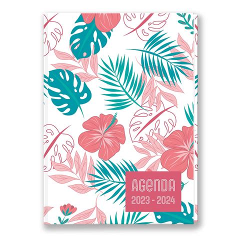 AUCHAN Agenda Scolaire Journalier Tropical Adventure 2023 2024 Pas Cher