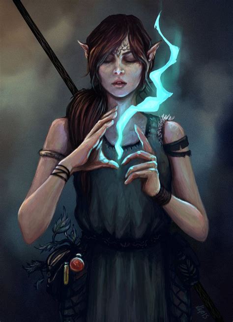 Dalish Mage Dragon Age Dungeons And Dragons Characters Character Art