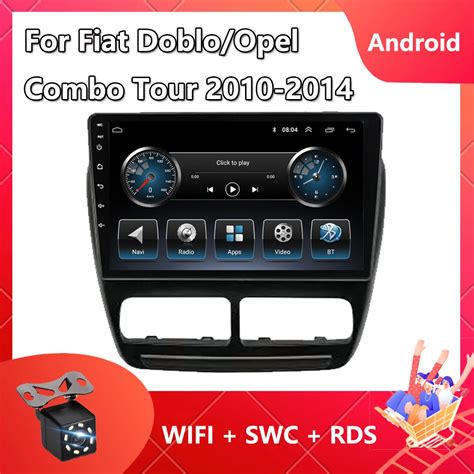 2 Din Car Radio For Fiat Doblo Opel Combo Tour 2010 2014 Android 11