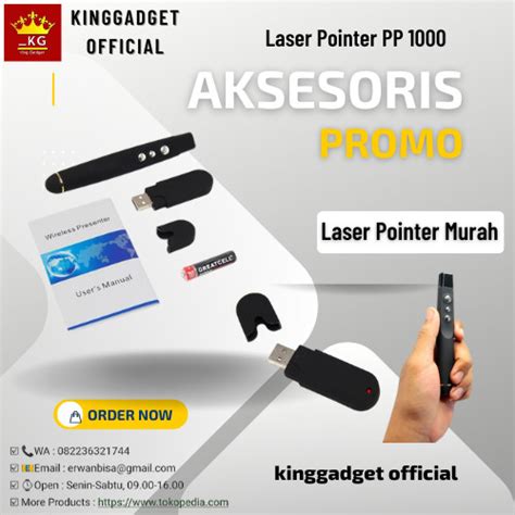 Jual LASER POINT PRESENTER PP 1000 POINTER PRESENTASI KANTOR LED