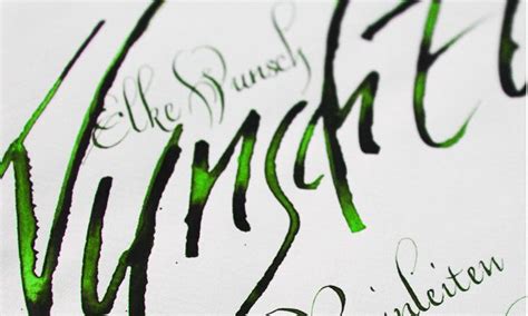 Elke Wunsch Kalligrafie Graz Sterreich Kalligrafie Handlettering