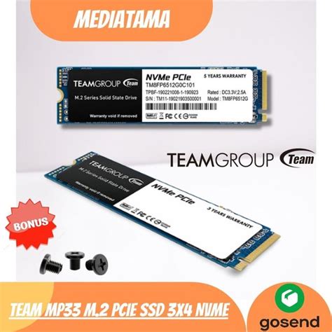 Jual Team Mp Teamgroup Mp Gb Gb Tb Tb Internal Ssd M