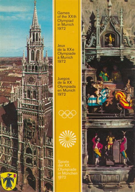 Olympic Games Munich Original Postcard Grelly Uk