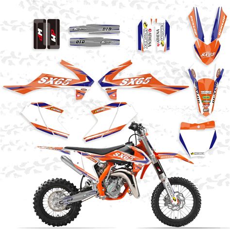 Motorcycle For KTM SX 65 SX65 65SX 2016 Team Full Sticker Decal