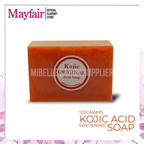 Kojic Acid Soap Bar 120g By Mayfair Whitening Smooth Skin Anti Aging