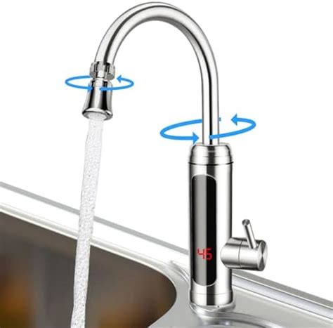 Instant Hot Water Tap, Boiling Water Tap for Kitchen Bathroom, Electric ...