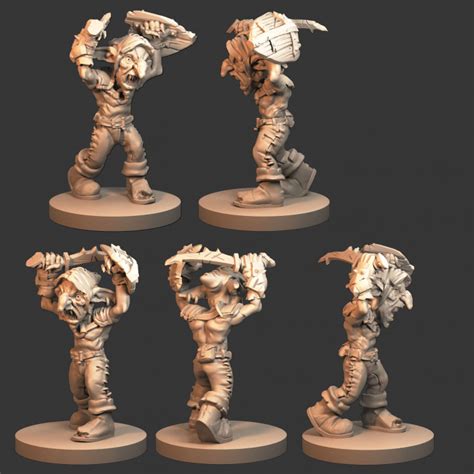 3D Printable Marauder Goblin Pack Pre Supported By TytanTroll Miniatures