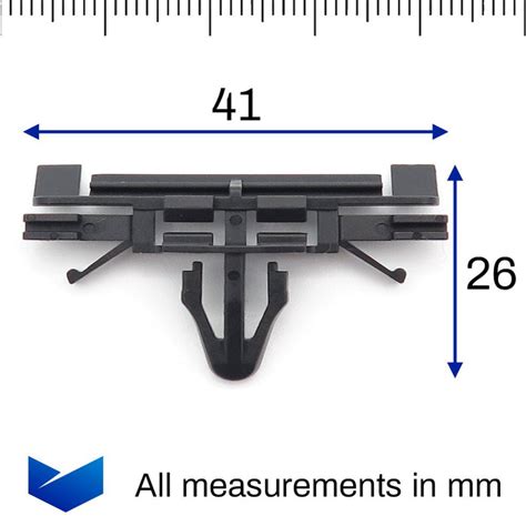 Windscreen Side Moulding Trim Lower Clip For Volvo V60 Mk1 S60 Mk2 3 — Vehicleclips