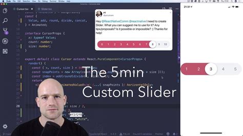 The Minute React Native Custom Slider Youtube