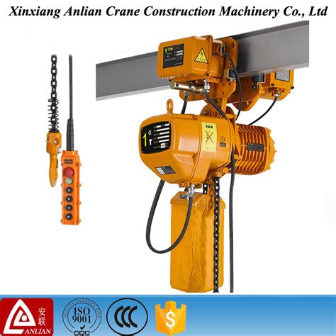 2 Ton Monorail Trolley Electric Hoist With Cable Control China