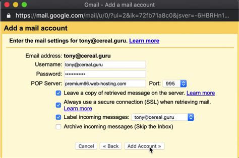 How To Get A Custom Website Email Address In Gmail Tony Teaches Tech