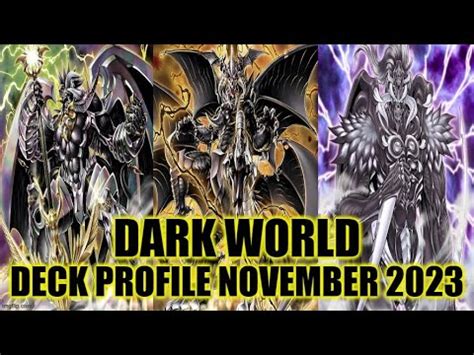 Dark World Deck Profile November Yugioh Youtube