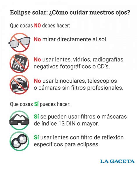 Eclipse Solar Total Recomendaciones A Tener En Cuenta Para No Afectar Los Ojos